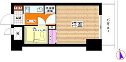 ライオンズマンション橦木 1Kの間取図画像