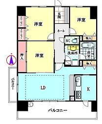 OSU301 3LDKの間取図画像