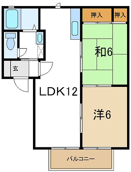 兵庫県加古川市加古川町河原(賃貸アパート2LDK・2階・50.78㎡)の写真 その2