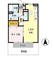 兵庫県たつの市揖保川町正條（賃貸アパート1LDK・1階・35.30㎡） その2