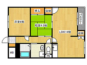 兵庫県神戸市東灘区御影中町8丁目（賃貸マンション2LDK・4階・60.00㎡） その2