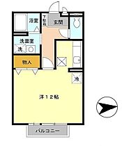 兵庫県姫路市土山2丁目（賃貸アパート1R・2階・33.39㎡） その2