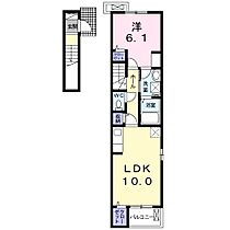 兵庫県明石市旭が丘（賃貸アパート1LDK・2階・43.79㎡） その2