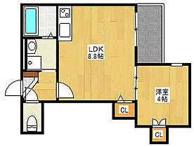 兵庫県姫路市幸町（賃貸アパート1LDK・1階・30.75㎡） その2