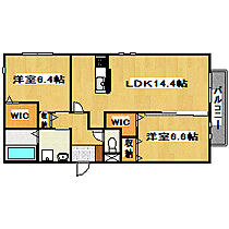 兵庫県明石市魚住町西岡（賃貸アパート2LDK・2階・64.64㎡） その1