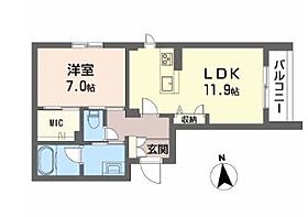 兵庫県加東市梶原（賃貸マンション1LDK・2階・49.46㎡） その2