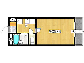 兵庫県神戸市灘区赤坂通6丁目（賃貸アパート1K・2階・21.60㎡） その2