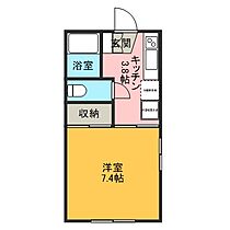 インデペンデントハウス 201号室 ｜ 石川県金沢市馬替3丁目6（賃貸アパート1K・2階・26.50㎡） その2