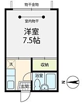 ジュピタル 103号室 ｜ 石川県金沢市泉本町2丁目74-1（賃貸アパート1K・1階・24.30㎡） その2