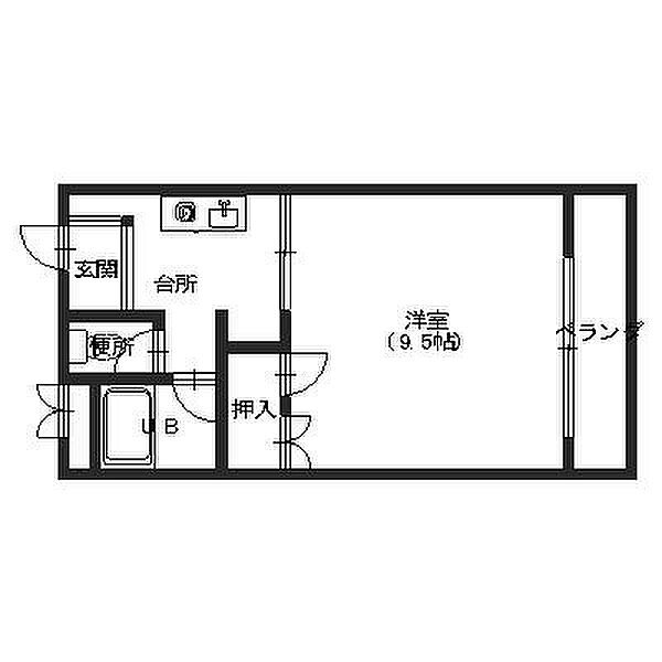 グリーンヒルズ有松 301号室｜石川県金沢市弥生2丁目(賃貸マンション1K・3階・28.70㎡)の写真 その2