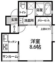 アスティオン 201号室 ｜ 石川県金沢市神田2丁目12-18（賃貸アパート1K・2階・30.63㎡） その2