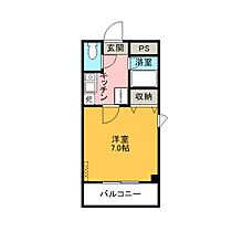 有松M3フローラ 102号室 ｜ 石川県金沢市有松1丁目8-23（賃貸マンション1K・1階・26.60㎡） その2