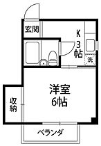 プラウド弥生 201号室 ｜ 石川県金沢市弥生1丁目21-1（賃貸マンション1K・2階・16.60㎡） その2