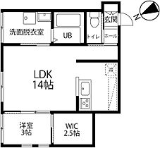 BELEGA 201号室 ｜ 石川県金沢市馬替3丁目257（賃貸アパート1LDK・2階・44.30㎡） その2