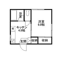 ラインハイム 107号室 ｜ 石川県金沢市泉2丁目8-5（賃貸アパート1DK・1階・24.80㎡） その2