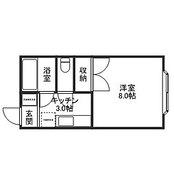 ハミルトンの家 2階/2C号室