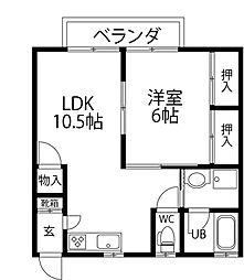 ヴィラ若草 1階