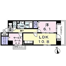 Ｂｅｌｌａ　Ｖｉｓｔａ　西東京 7階1SLDKの間取り