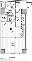 THEPALMS三鷹1 1DKの間取図画像