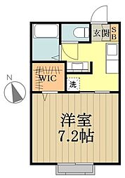 サントル吉祥寺 1SKの間取図画像