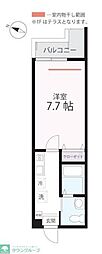 京急本線 上大岡駅 徒歩14分の賃貸アパート 3階1Kの間取り