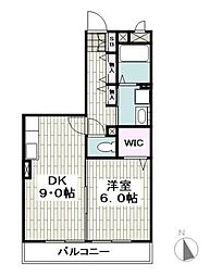 京急本線 弘明寺駅 徒歩23分の賃貸アパート 3階1LDKの間取り
