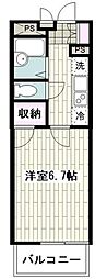 間取図画像 1K