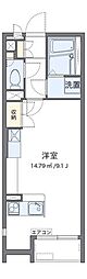 レオネクストガルデニア ワンルームの間取図画像