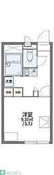 レオパレスラビス山王谷 1Kの間取図画像