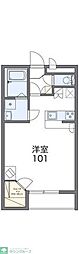 レオパレスロレンツォ 1Kの間取図画像