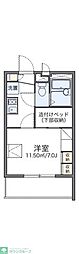 レオパレスWIN 1Kの間取図画像
