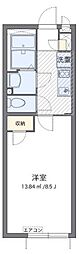 POCKETPARK 1Kの間取図画像