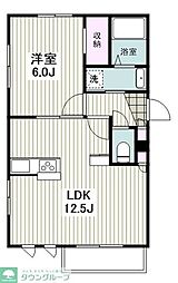 グランメゾン藏 1LDKの間取図画像