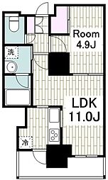 アルテミス湘南 1LDKの間取図画像