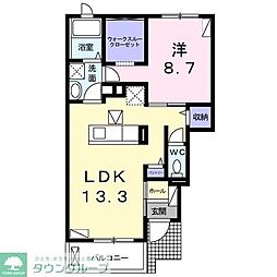 アルページュ 1LDKの間取図画像