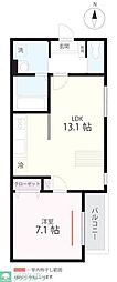 QUIET CRAB HOUSE TOGETHER withB洋光台 1LDKの間取図画像