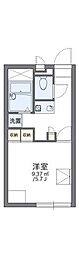レオパレスハウスコジマ58 1Kの間取図画像