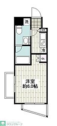 ルーブル横濱南太田 1Kの間取図画像