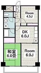 いずみ野ハイツ 3DKの間取図画像