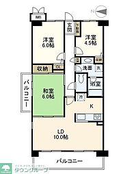 モア・ステージ戸塚 3LDKの間取図画像