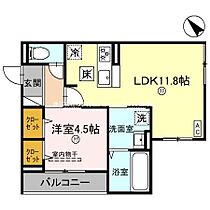 シェノン栗東 105 ｜ 滋賀県栗東市北中小路（賃貸アパート1LDK・1階・41.44㎡） その2