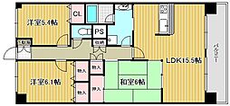 グレーシィ栗東デュオ 3LDKの間取図画像