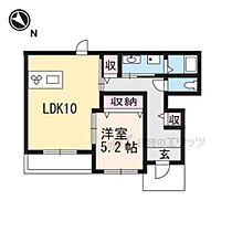 滋賀県東近江市林田町（賃貸アパート1LDK・1階・44.30㎡） その1