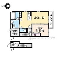 滋賀県大津市美崎町（賃貸アパート1LDK・1階・51.54㎡） その2