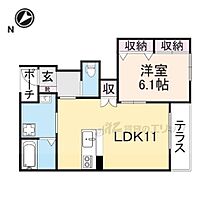 滋賀県彦根市西今町（賃貸アパート1LDK・1階・42.57㎡） その2