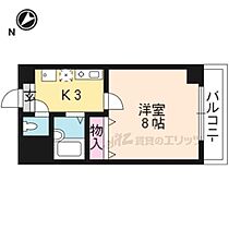 滋賀県草津市野路８丁目（賃貸マンション1K・8階・24.48㎡） その1