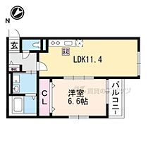 滋賀県大津市堅田１丁目（賃貸アパート1LDK・2階・41.99㎡） その2