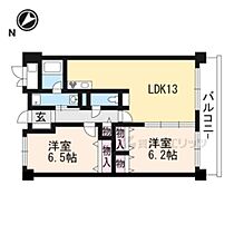 滋賀県草津市南草津４丁目（賃貸マンション2LDK・4階・60.01㎡） その1