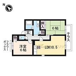 セリティー 1階3Kの間取り