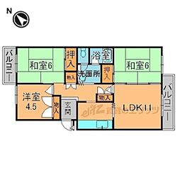 守山駅前東住宅5号棟 5階3LDKの間取り